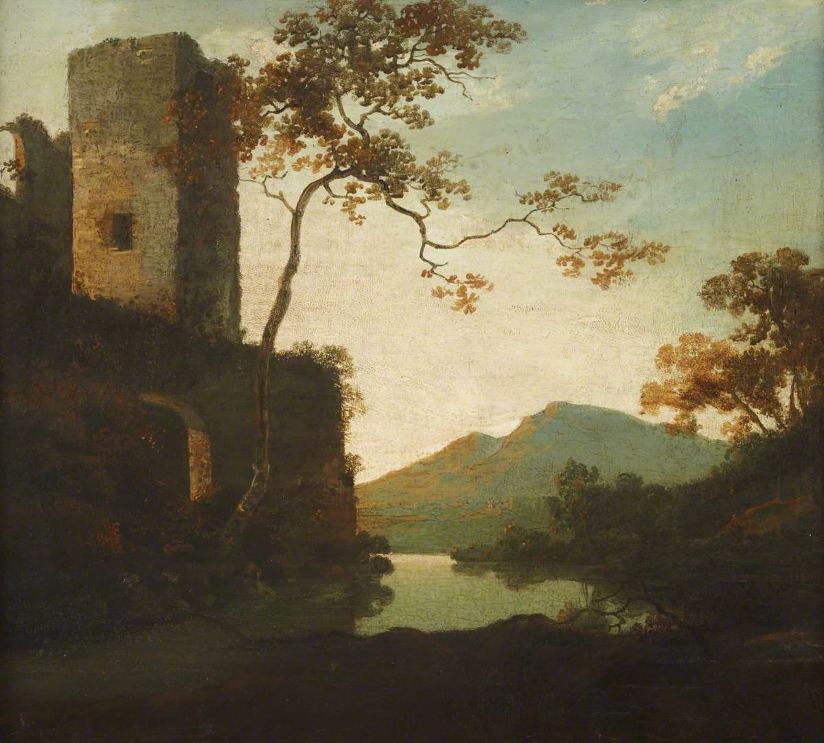 Paesaggio classico con figure - National Trust for Places of Historic Interest or Natural Beauty